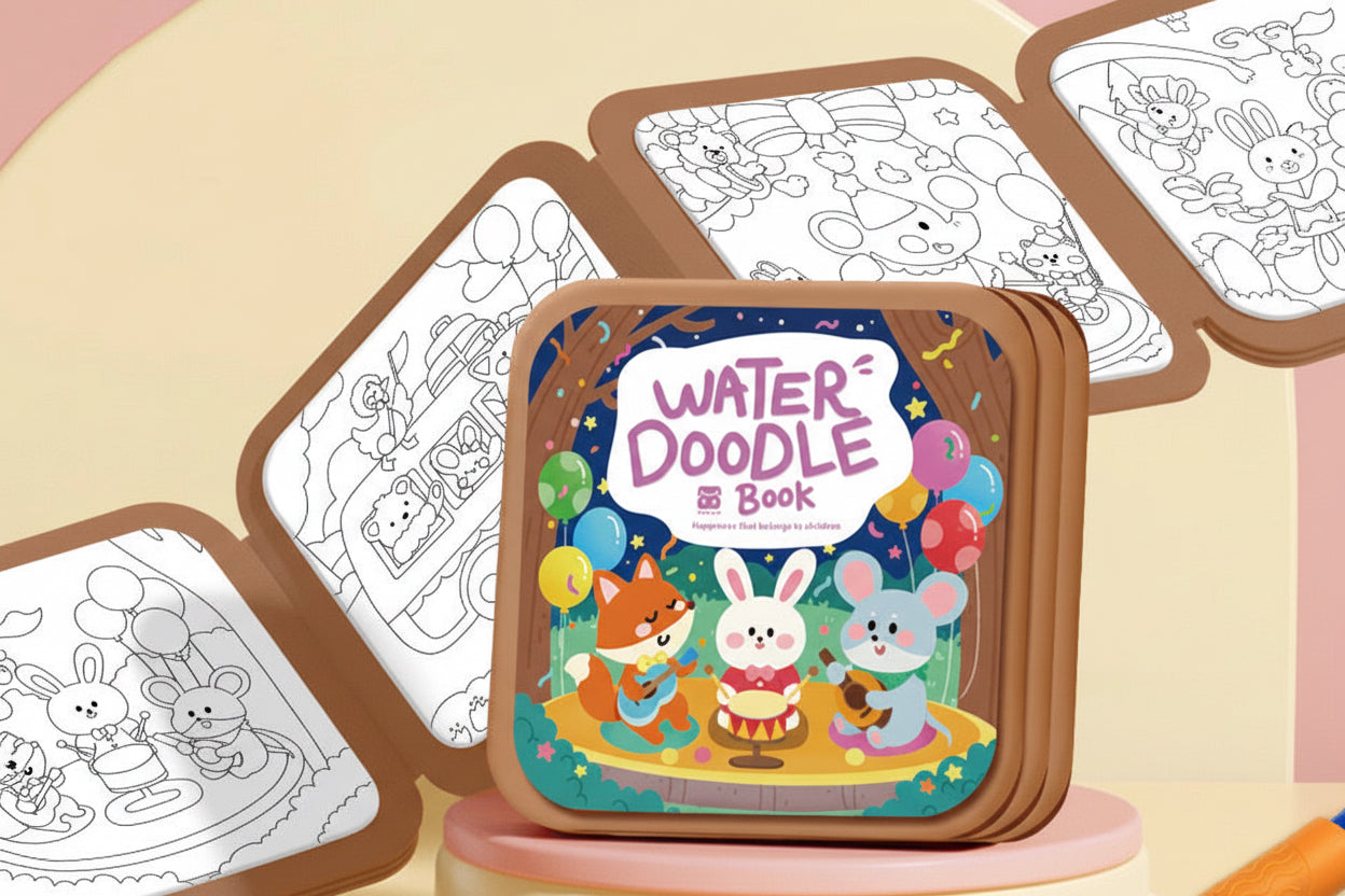 Magic Water Doodle Book โ (8 Fantasy Scenes)