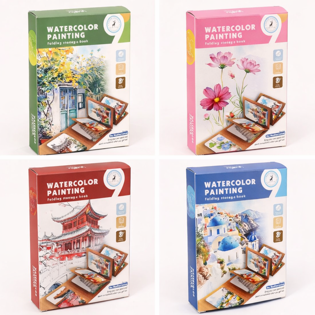 Premium Watercolor Painting Book