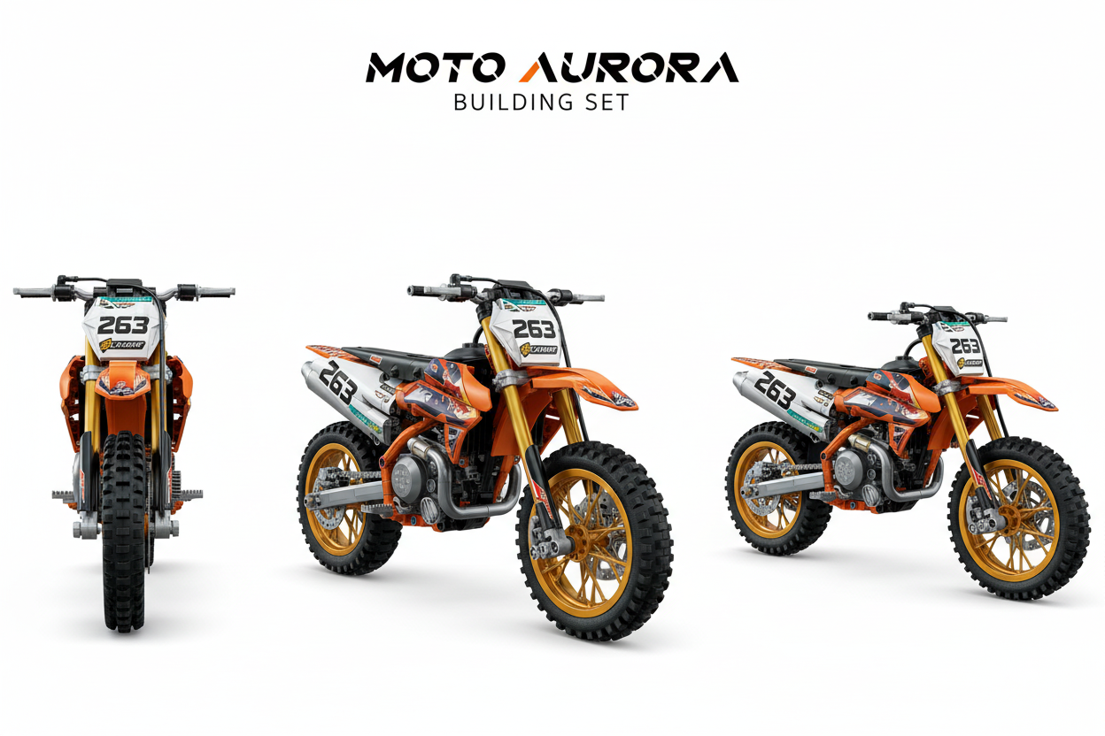 Moto Aurora #263 - Dirt Bike Model Kit