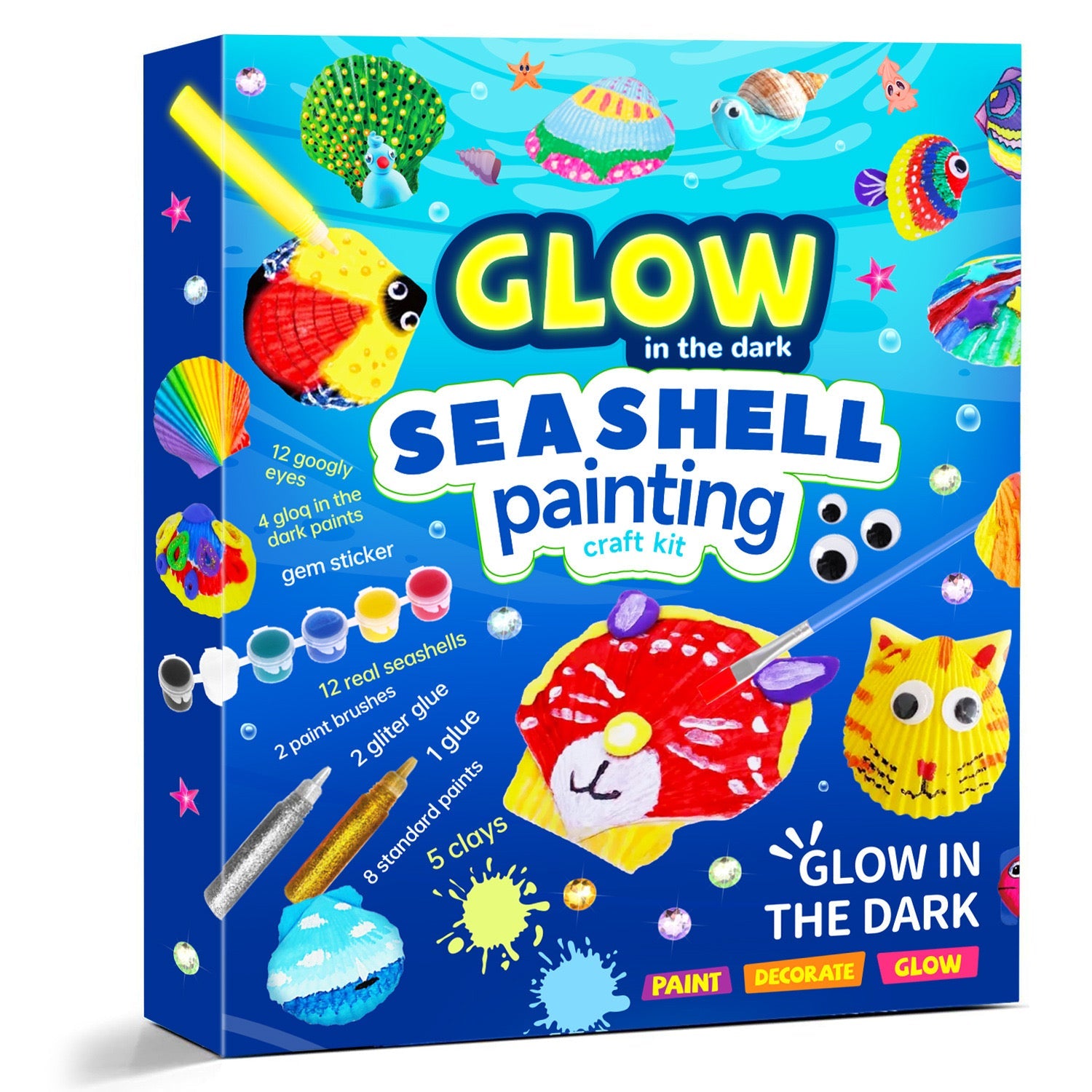 Shell Painting Craft Kit for Kids