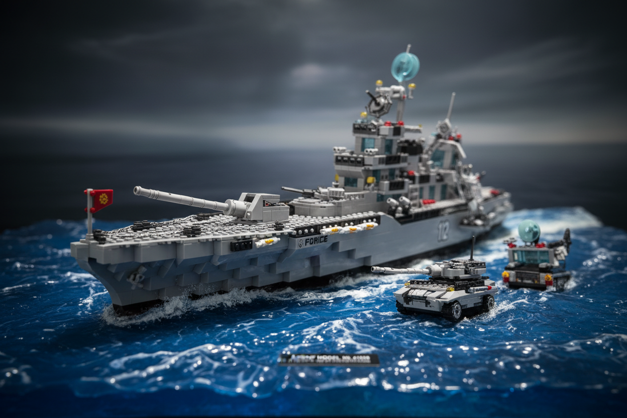 Ocean Explorer Fleet β Naval Engineering STEM Build Set | Water-Test Your Creations