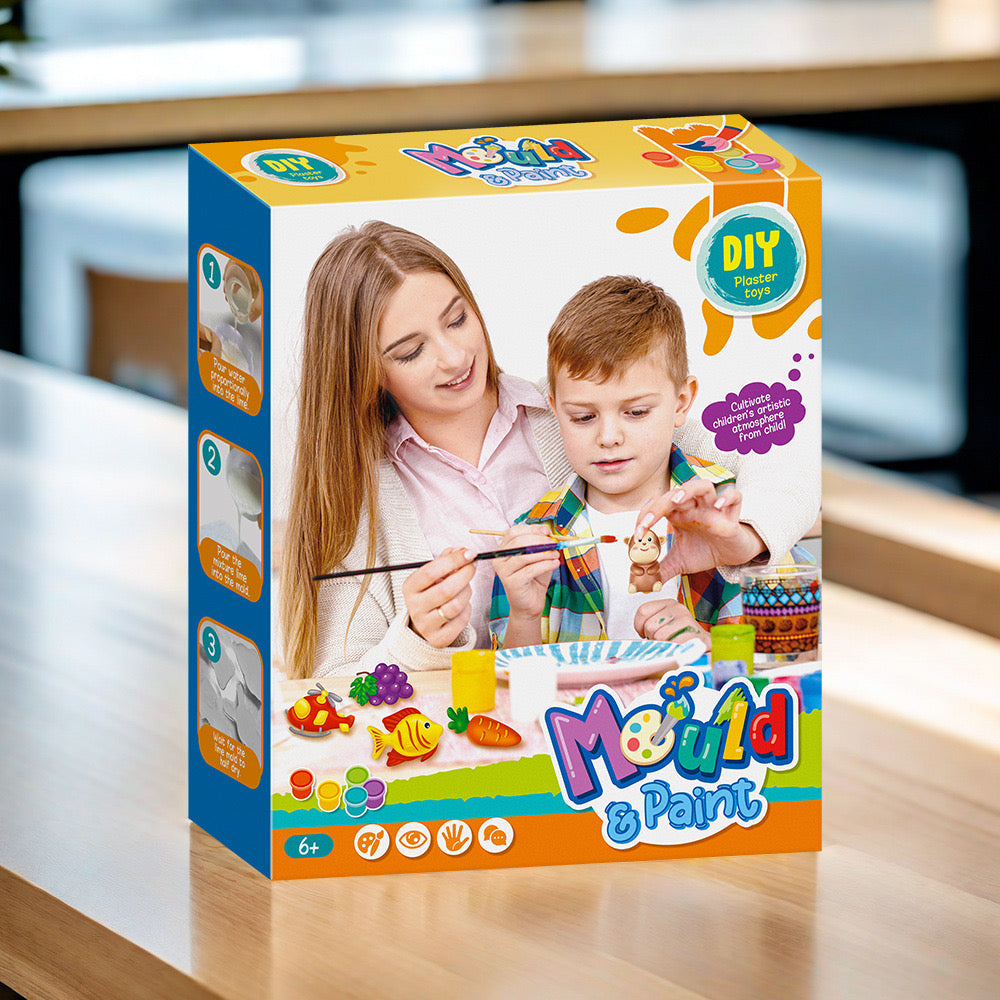 DIY Mould & Paint Vegetable Art Kit for Kids