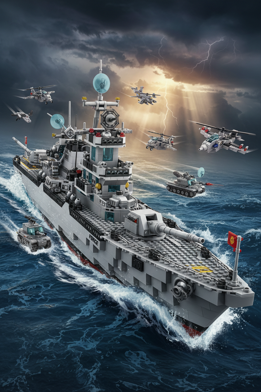 Ocean Explorer Fleet β Naval Engineering STEM Build Set | Water-Test Your Creations