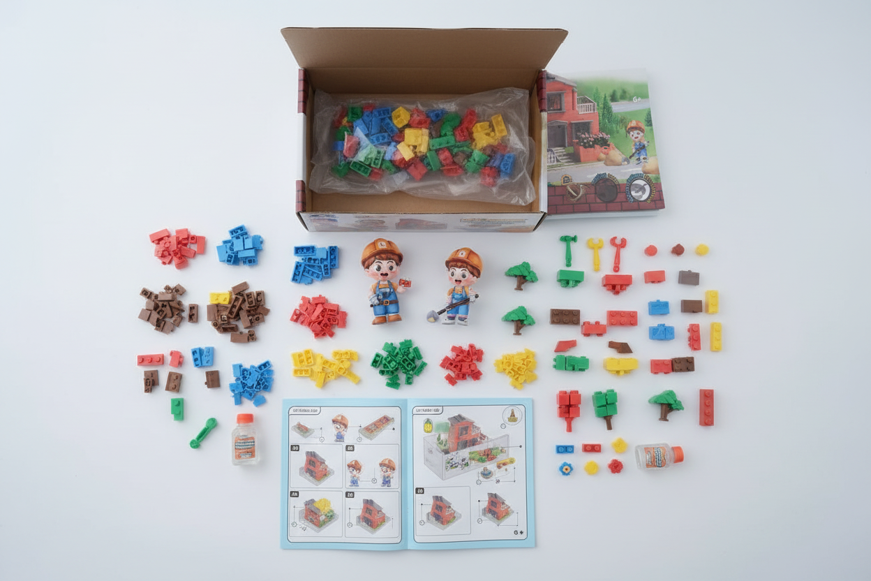 Little Builder Rural Villa DIY Construction Set