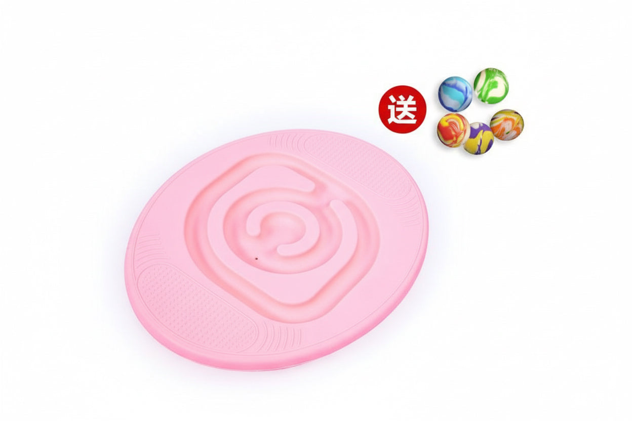 Wobble Balance Board with Ball Maze – Active Play for Kids | Solid Wood