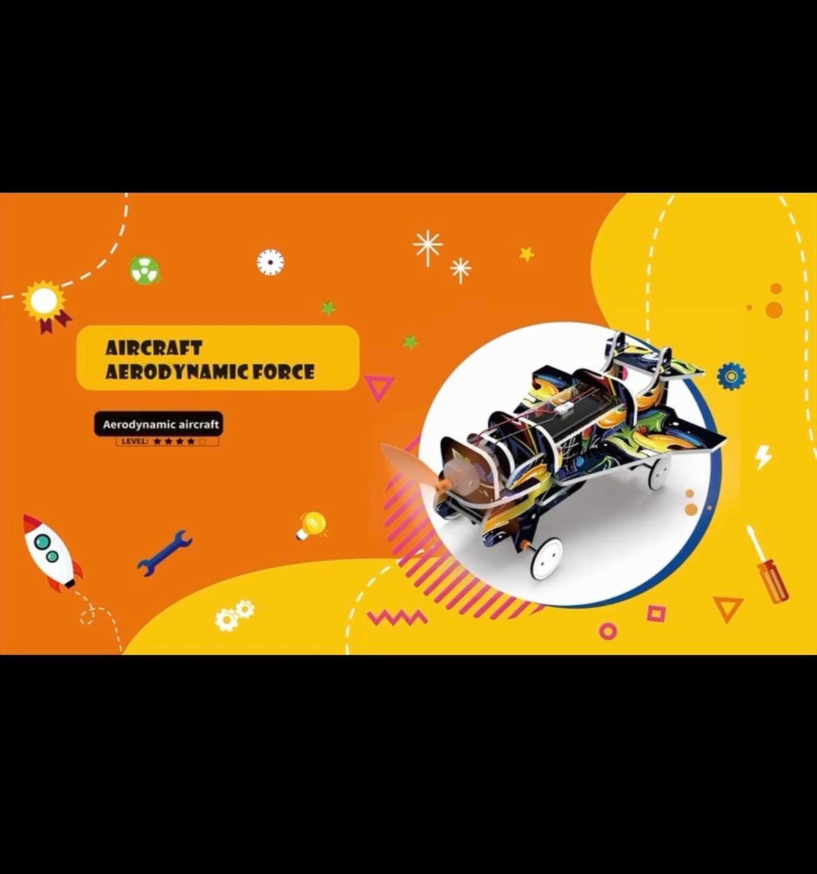 STEM Air-Power Vehicle DIY Science Toy