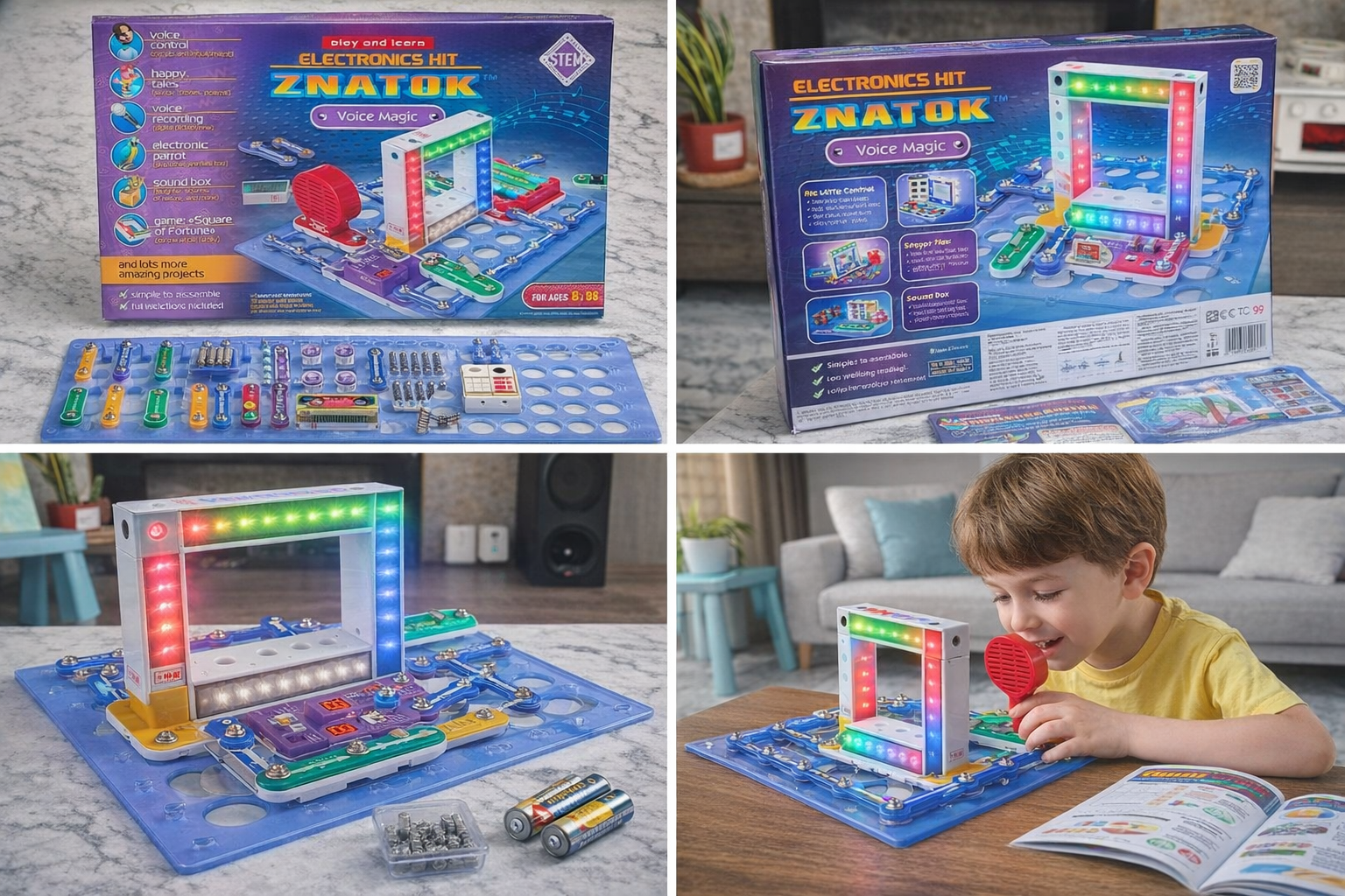 ZAATIK Electronics Lab Kit – 200+ Component STEM Kit for Kids | Build Real Circuits