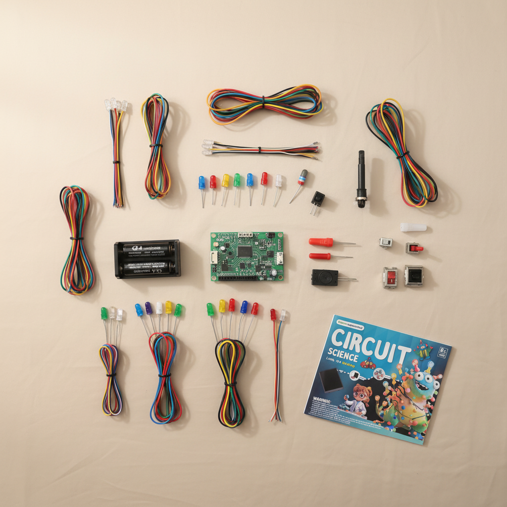 STEM Electric Circuit Learning Toy – Build 20+ Working Circuits | Ages 6+