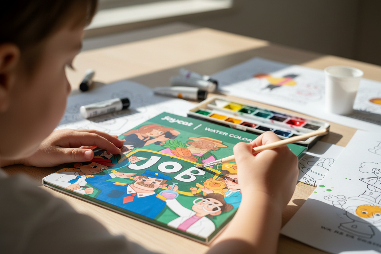 “Dream Jobs” Watercolor Painting Book