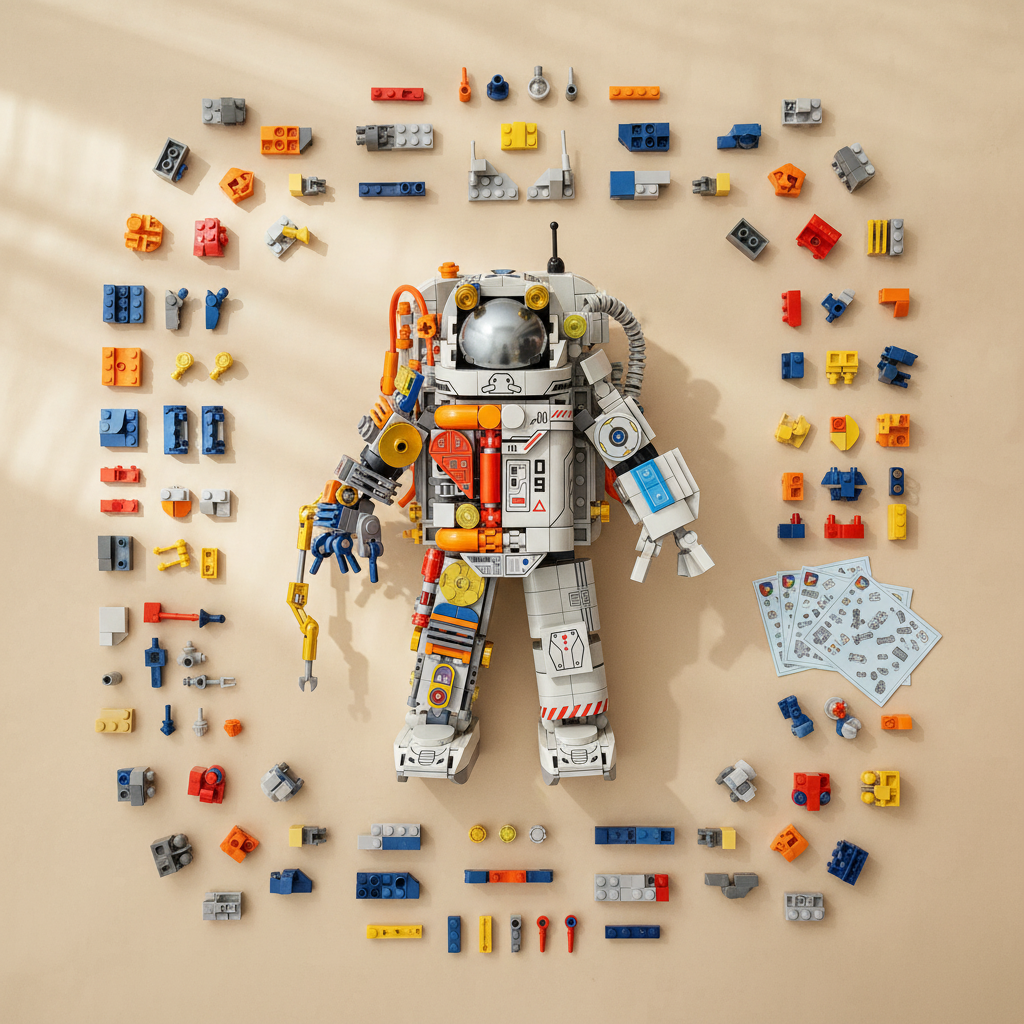 Space Odyssey Building Blocks – 500-Piece STEM Space Construction Set | Ages 6+