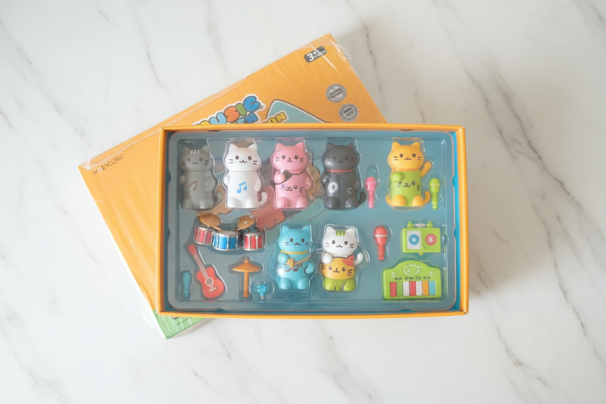 Musical Kittens – AI Smart Music Playset for Kids | Teaches Rhythm & Melody