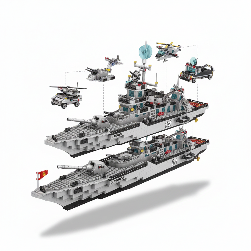 Ocean Explorer Fleet – Naval Engineering STEM Build Set | Water-Test Your Creations