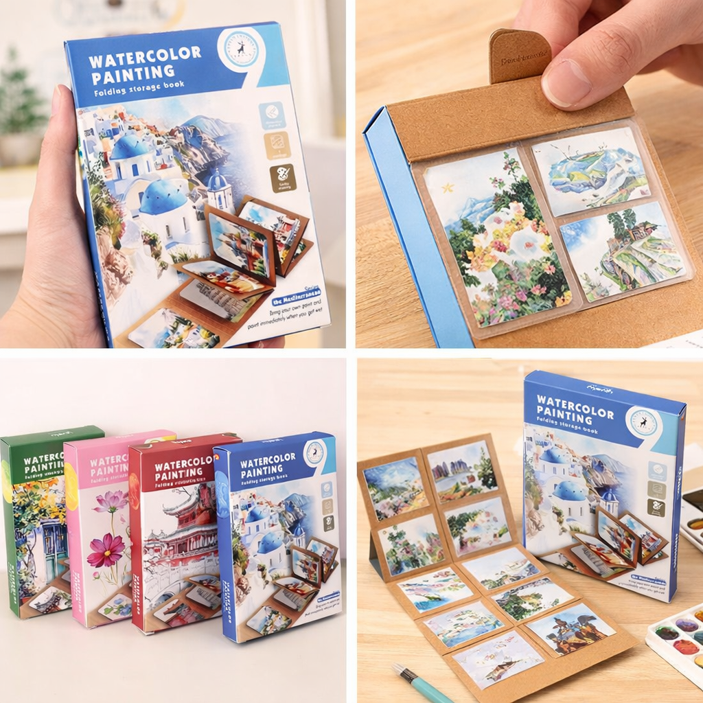 Premium Watercolor Painting Book