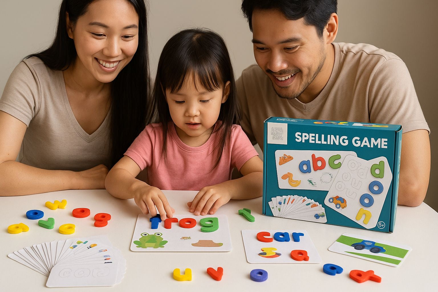 Dimorra Kids – Spelling Bee Match & Learn Kit 🅰️🐝