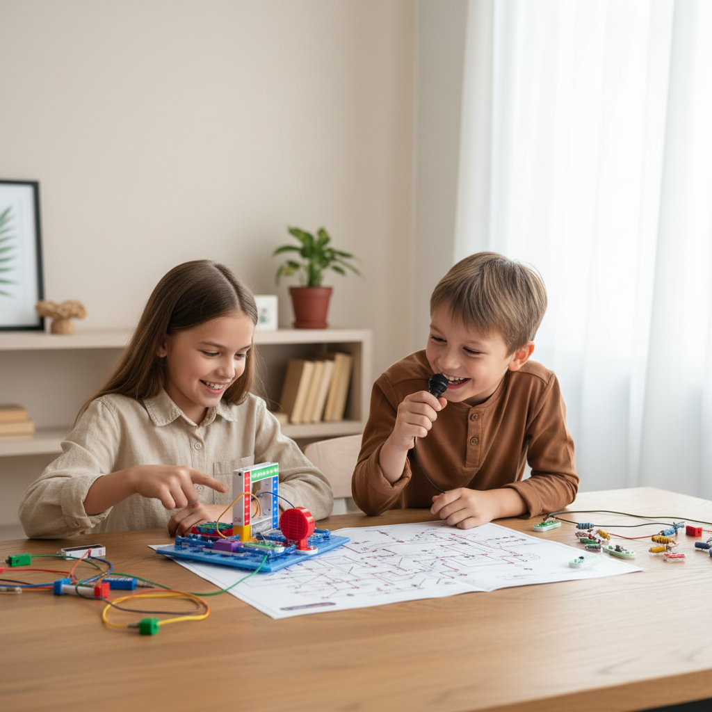 ZAATIK Electronics Lab Kit – 200+ Component STEM Kit for Kids | Build Real Circuits