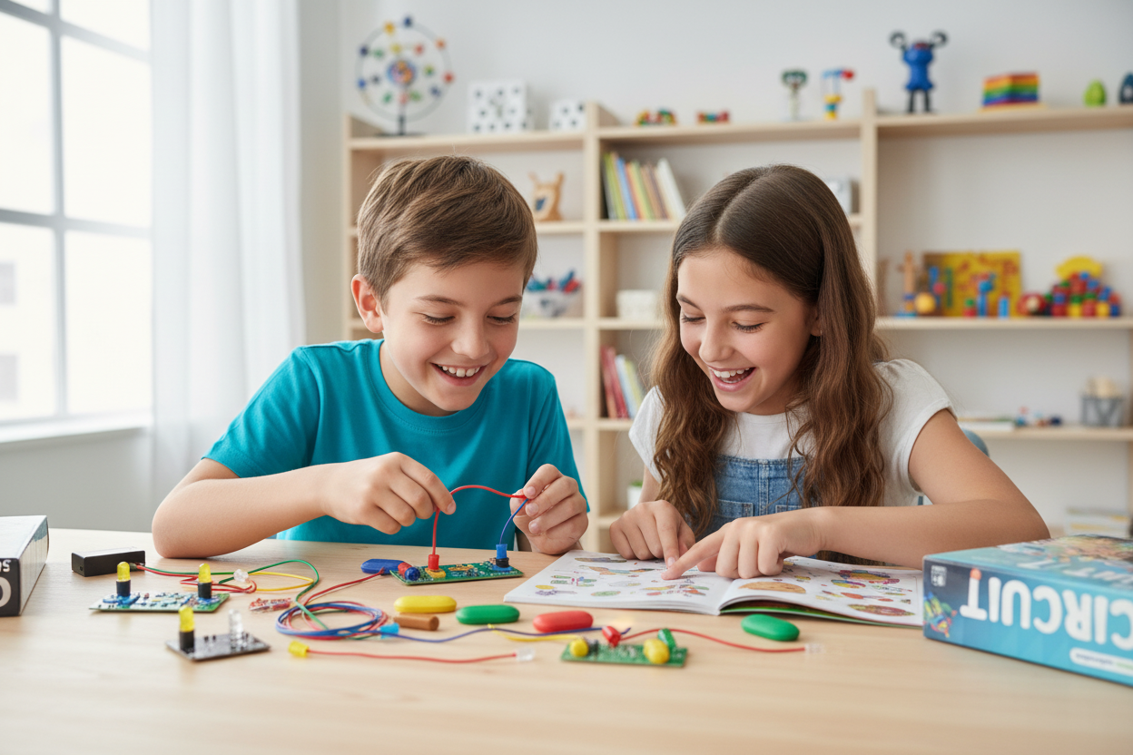 STEM Electric Circuit Learning Toy – Build 20+ Working Circuits | Ages 6+