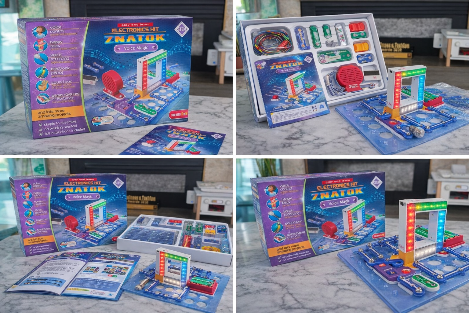 ZAATIK Electronics Lab Kit – 200+ Component STEM Kit for Kids | Build Real Circuits