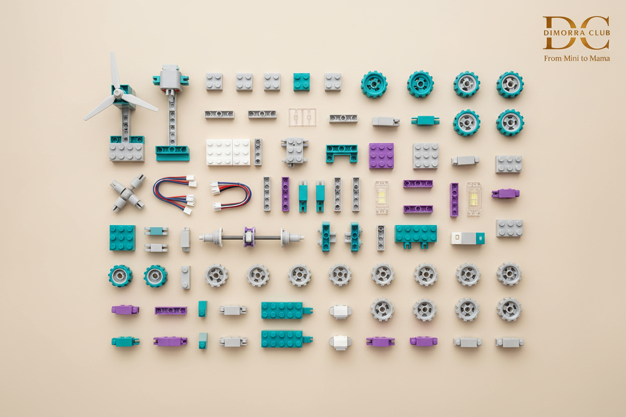 Flat Lay with Logo