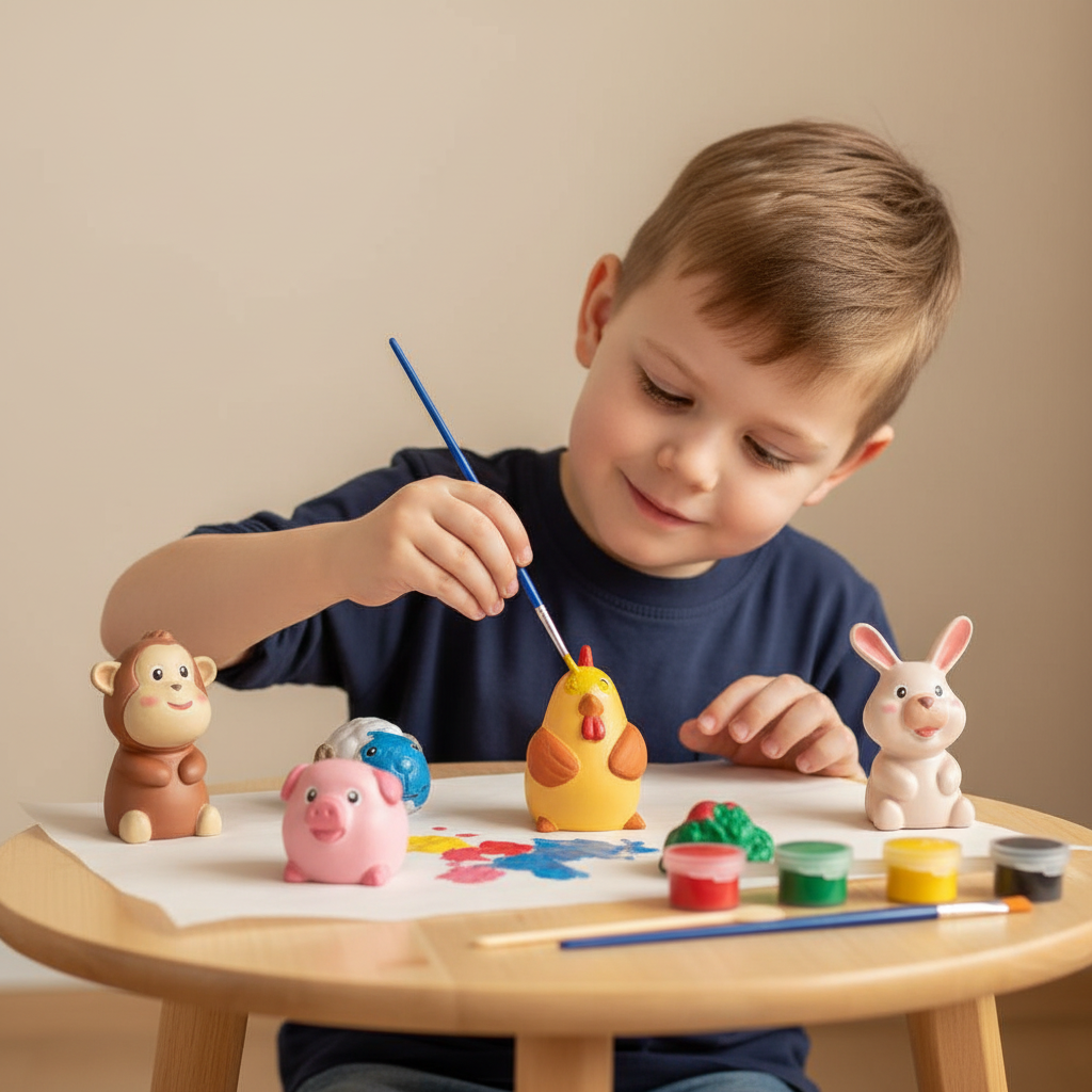 DIY Mould & Paint Animal Art Kit for Kids