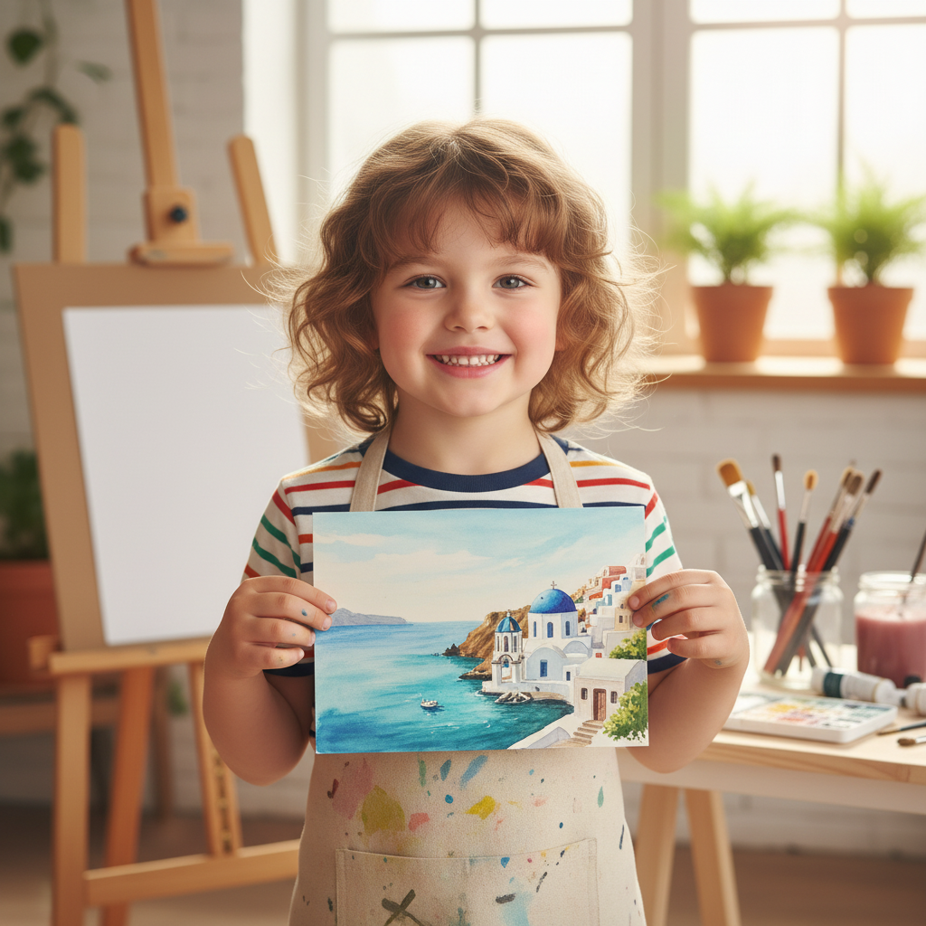 Premium Watercolor Painting Book